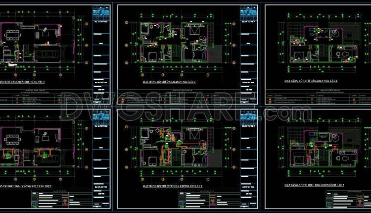 28. Download Full Interior Design Drawing Set For A 2-storey House 8.6m X 17m (5)