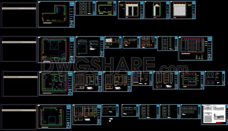 28. Download Full Interior Design Drawing Set For A 2-storey House 8.6m X 17m (8)
