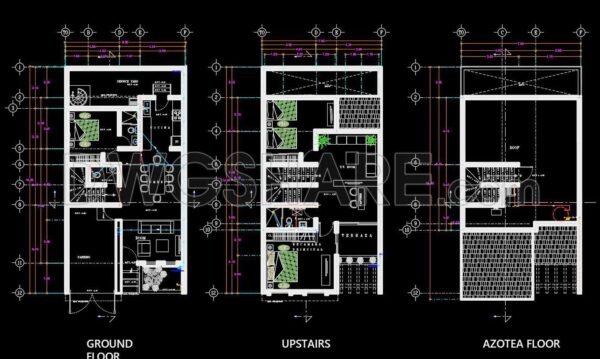 7 months ago
                

                
             1,063302. Free download 2-story house floor plan CAD drawing – 8m x 15m
