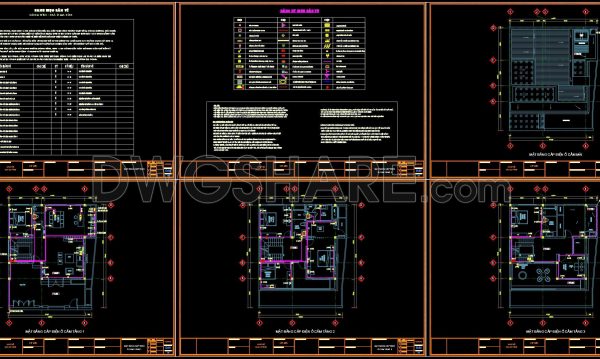 7 months ago
                

                
             675318. CAD drawings for detailed electrical designs for a 3-story townhouse