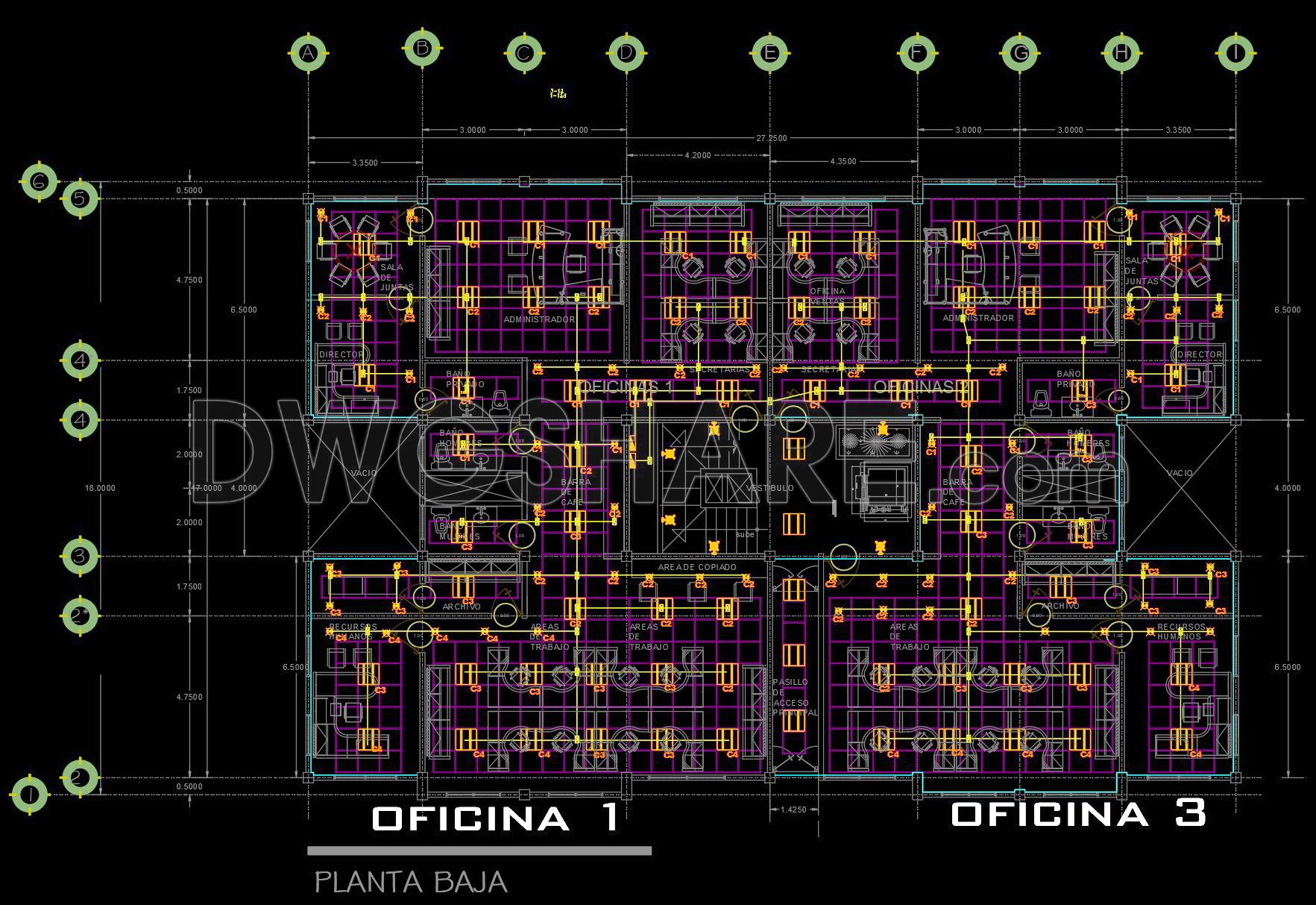 346. Free download of MEP design drawings for a 5-story office building (1)