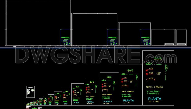 35. Free CAD – Architectural Drawing Scales & Text Annotation Set (DWG) (1)