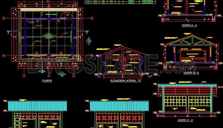 36. Free Download CAD Drawings of Educational Institution (5)