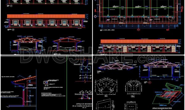 37. Free Download CAD Drawings of Colegio en la Provincia de San Marcos