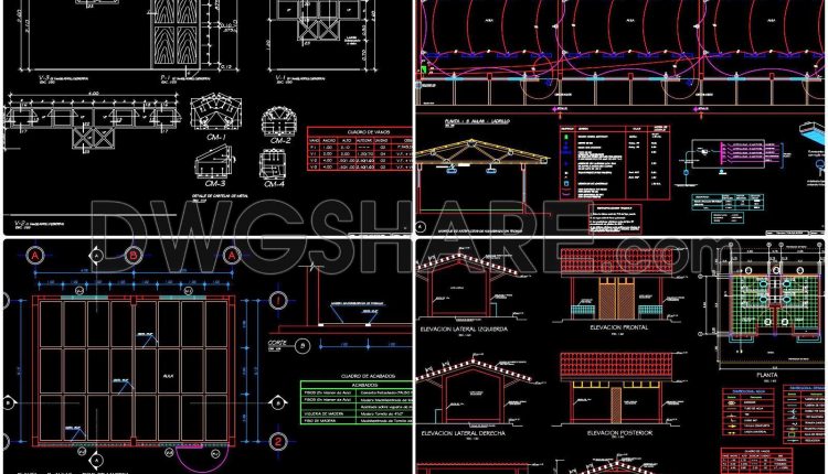 37. Free Download CAD Drawings of Colegio en la Provincia de San Marcos (1)