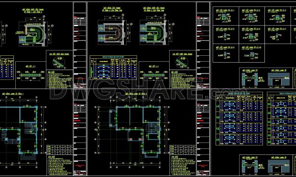 7 months ago
                

                
             268372. Free Download of Structural CAD Drawings for 12m x 12.8m Reinforced Concrete Townhouse