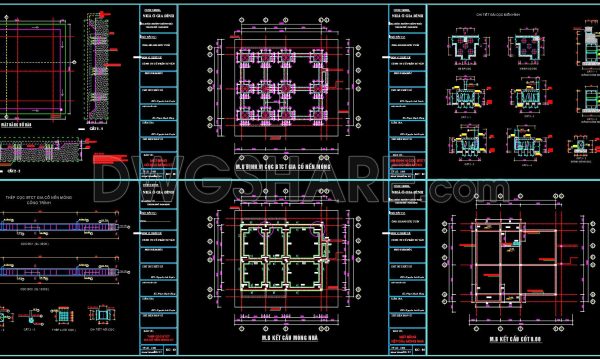 7 months ago
                

                
             476376. Free Download of Structural CAD Drawings for 12m x 16m Reinforced Concrete Townhouse