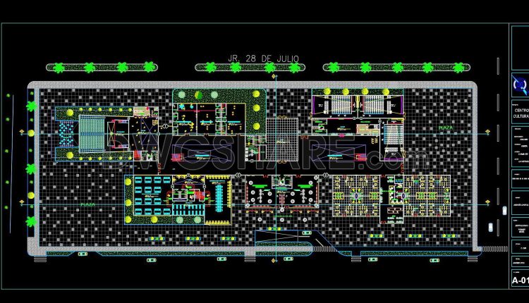 41. Free Download Architectural Drawings of a Cultural Center – AutoCAD DWG (5)
