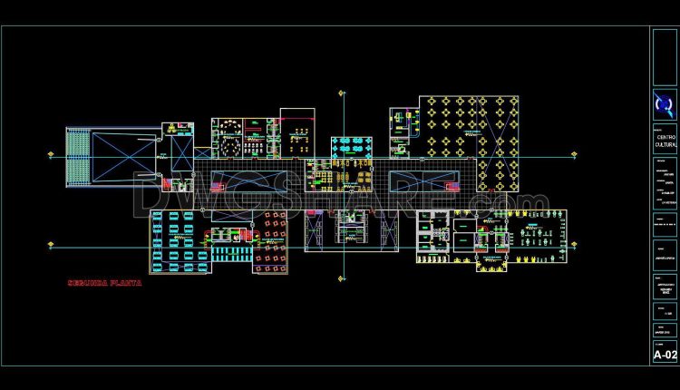 41. Free Download Architectural Drawings of a Cultural Center – AutoCAD DWG (4)