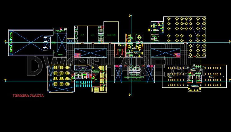 41. Free Download Architectural Drawings of a Cultural Center – AutoCAD DWG (3)