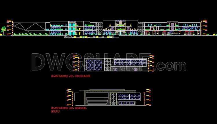 41. Free Download Architectural Drawings of a Cultural Center – AutoCAD DWG (2)