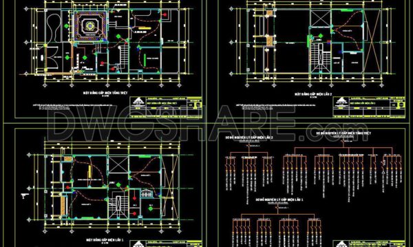 6 months ago
                

                
             684504. CAD Drawings Detailing the Design of Water Supply and Drainage Systems for a 3-Story Townhouse
