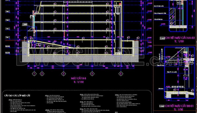 55. Download Architectural Drawings Of A 4-storey Commercial Service Supermarket (4,000 M2) (6)