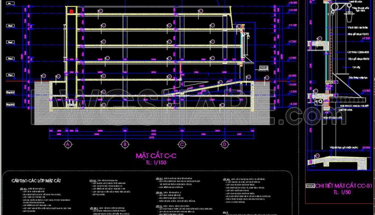 55. Download Architectural Drawings Of A 4-storey Commercial Service Supermarket (4,000 M2) (7)