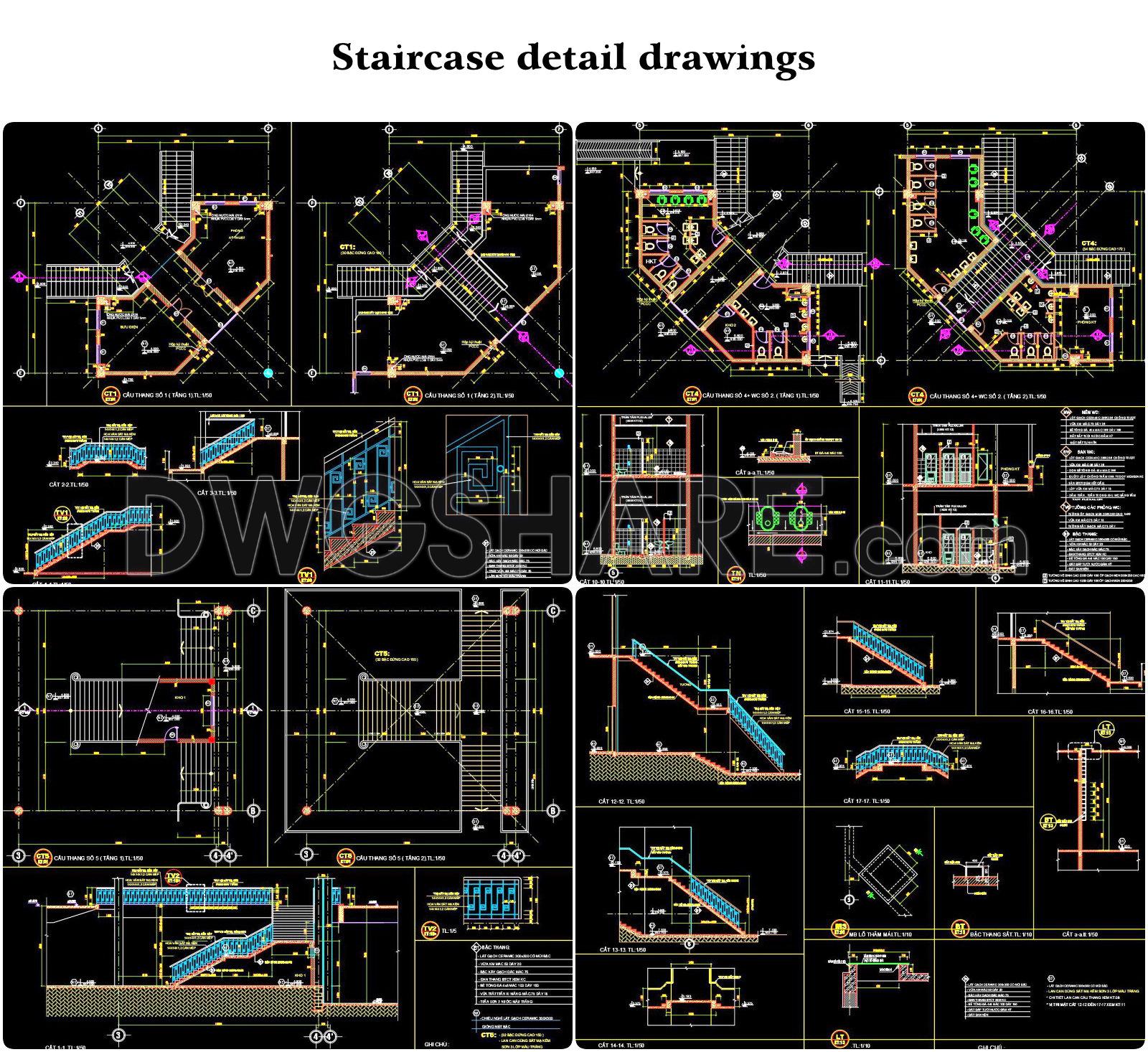 56. Staircase Detail Drawings (1)