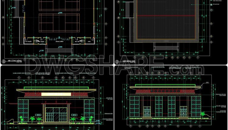 59. Download Architectural Design Drawings Of The Sports Hall With Dimensions 19m × 22.8m (1)