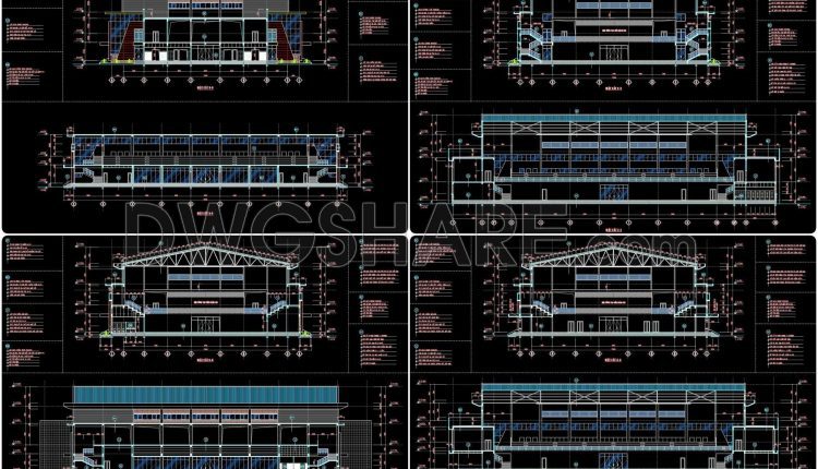 60. Download The Design Drawings Of A Multi-purpose Sports Hall With A Total Area Of 2,500 M2 (3)