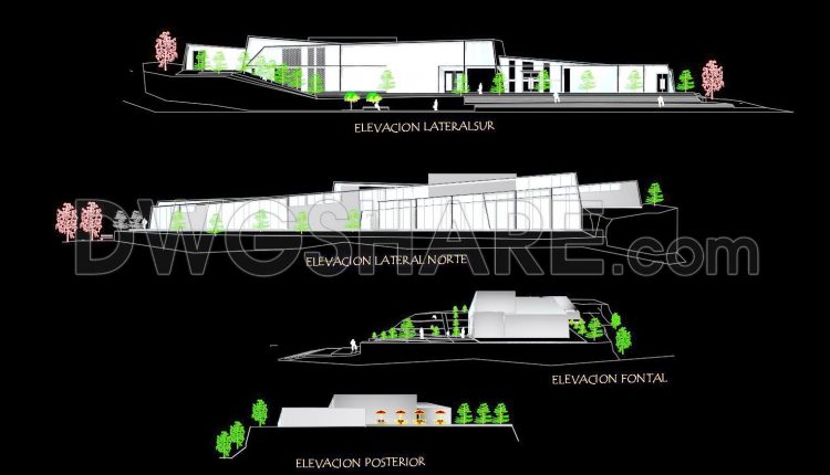 60. Free download commercial tower architectural drawing AutoCAD DWG (3)