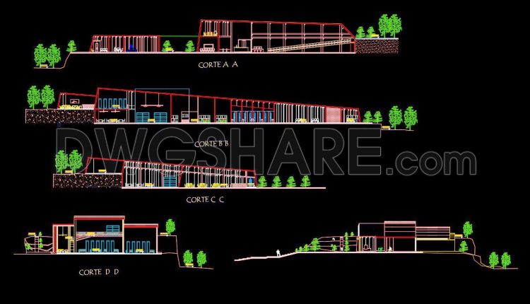 60. Free download commercial tower architectural drawing AutoCAD DWG (2)