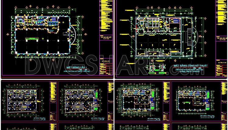 64. Download Autocad Dwg Architectural Drawings Of A 12-story Office Building With 2 Basement Levels (5)