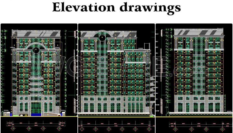 64. Download Autocad Dwg Architectural Drawings Of A 12-story Office Building With 2 Basement Levels (9)