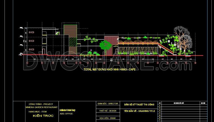 69. Download The Complete Design Drawing Set For The Mimosa Garden Restaurant (3)