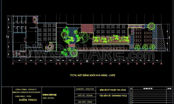 7 months ago
                

                
             2,11169. Free CAD Drawing – Overall Architectural Site Plan of Mimosa Garden Restaurant & Café