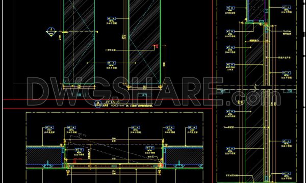 7 months ago
                

                
             589807. Free Download Detailed Metal Frame Glass Door CAD Drawing