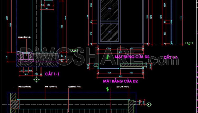 812. Free CAD Drawings of Rolling Shutter Doors, Aluminum Doors, and Steel Doors (1)