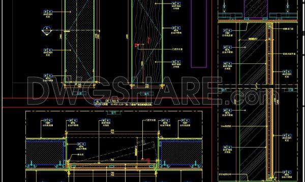 6 months ago
                

                
             416814. CAD Drawing – Wood Veneer Hidden Door (Concealed Frame Door Detail)