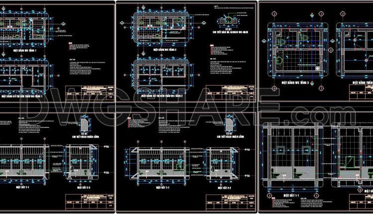 84. Download 3-story Office And Document Storage Building Cad Drawings (4)