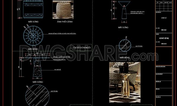 6 months ago
                

                
             24594. Free CAD Coffee Table Detail Drawings for Living Room Use