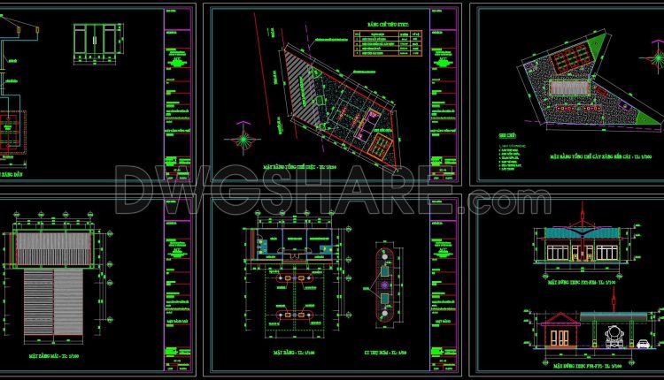 04. Download Of Gas Station Design Drawings With A Total Area Of 1,500 M2 (1)