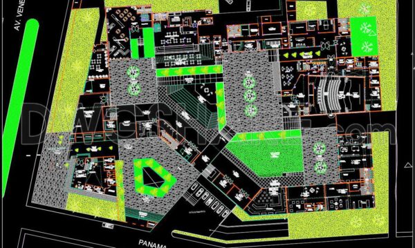5 months ago 121804. Free Download of CAD Drawings for a Cultural Center with a Large Exhibition Hall
