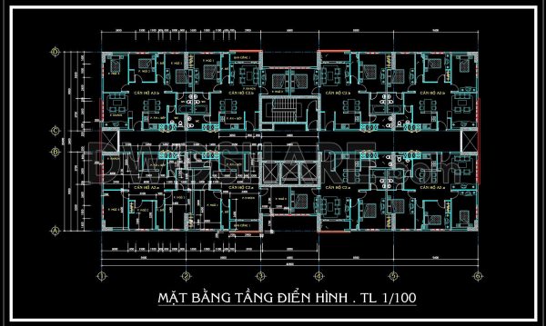 6 months ago
                

                
             1,275119. Apartment Typical Floor Plan CAD Drawings – Free Download