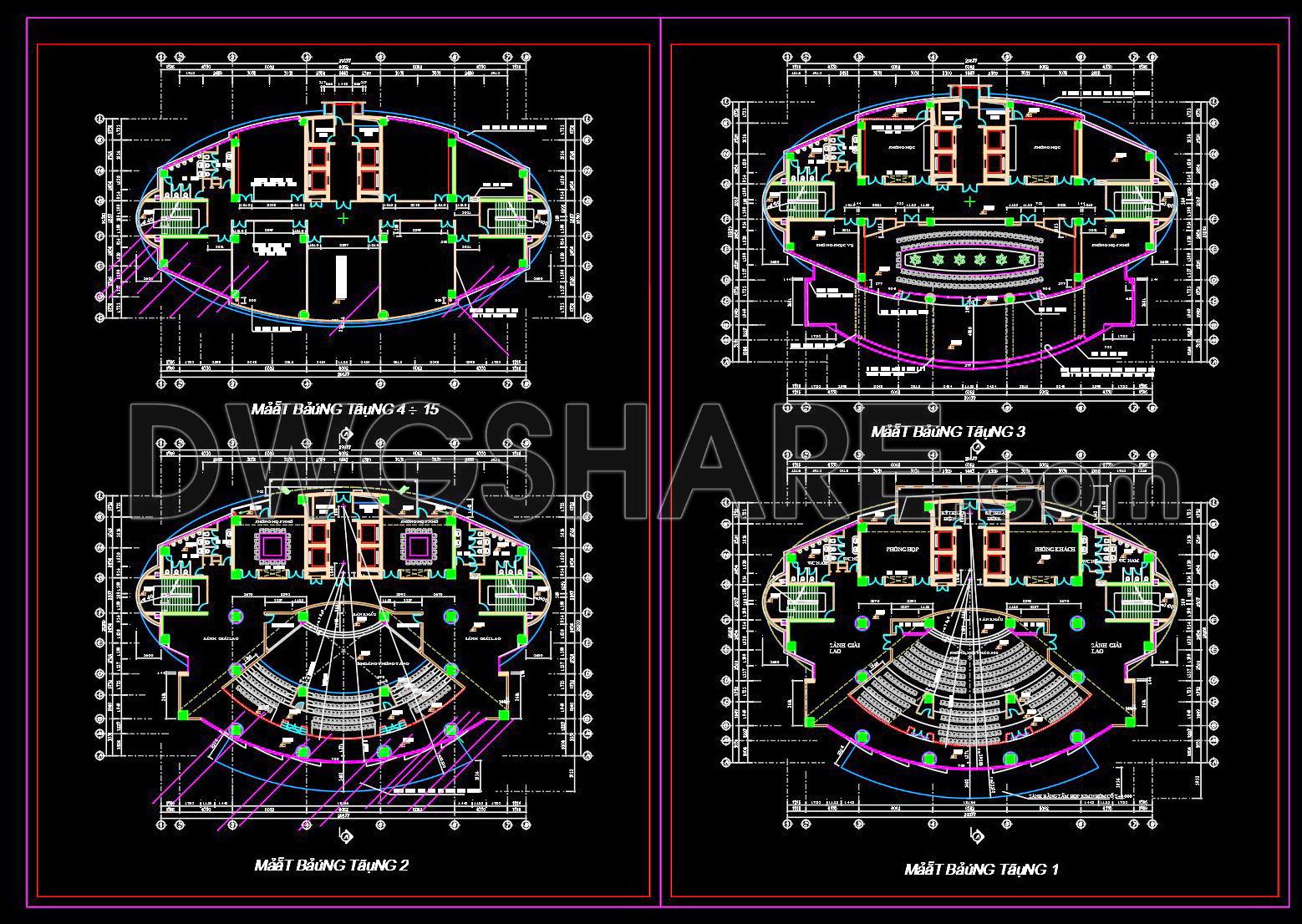 120. Download Concept Design Cad Drawings Of An 18-storey Office Building (2)