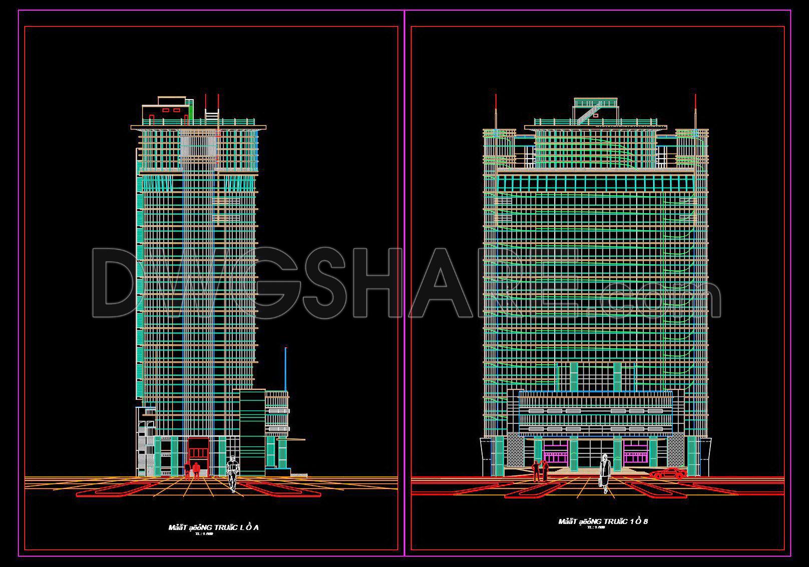 120. Download Concept Design Cad Drawings Of An 18-storey Office Building (3)