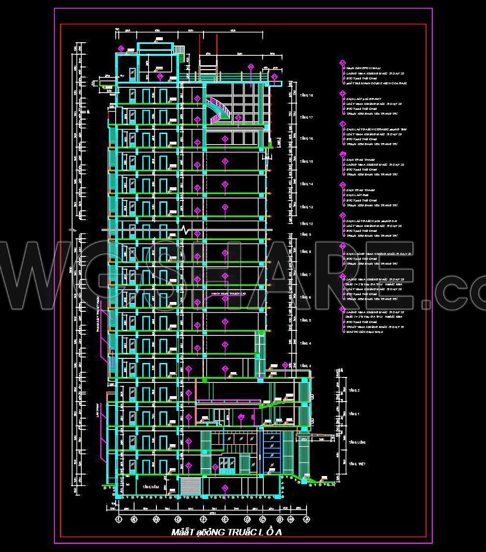 120. Download Concept Design Cad Drawings Of An 18-storey Office Building (4)