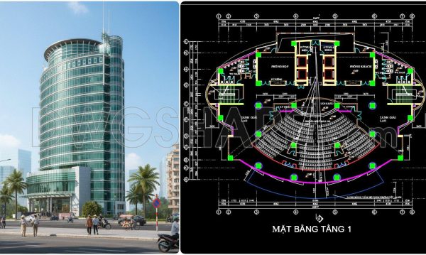 5 months ago
                

                
             885120. Free CAD Drawings of the 1st and 3rd Floor Layouts for an 18-Storey Office Building