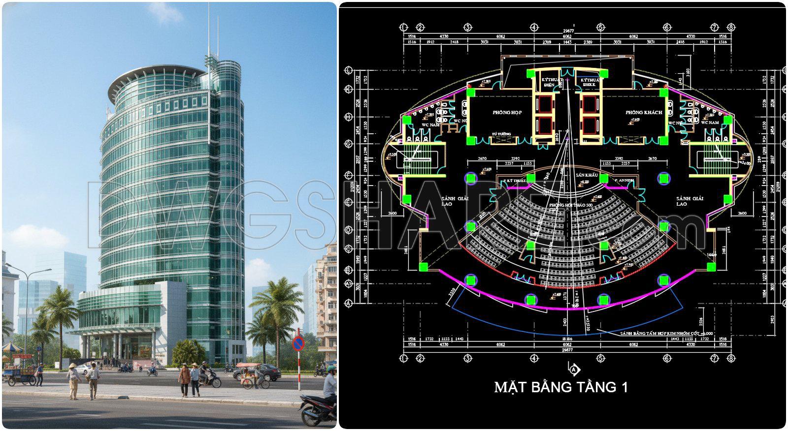 120. Free CAD Drawings of the 1st and 3rd Floor Layouts for an 18 ...