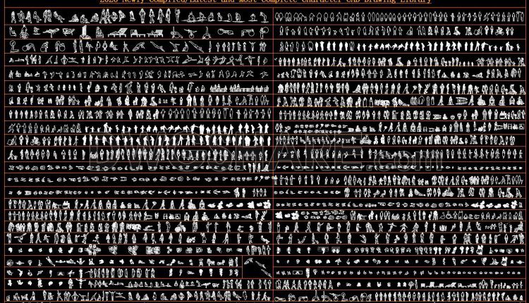 120. Full Collection Of People Blocks For Architecture