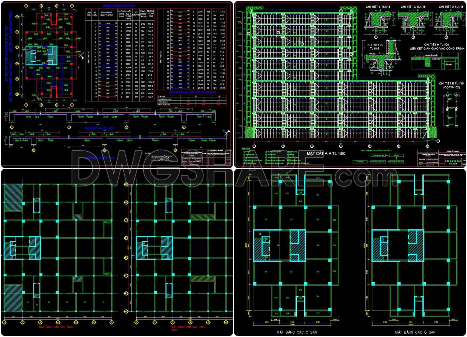 121. Free Download CAD Drawings of a 19-Storey Commercial and Office ...