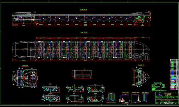 123. Free HANNA Chemical Tanker Vessel CAD Drawings DWG