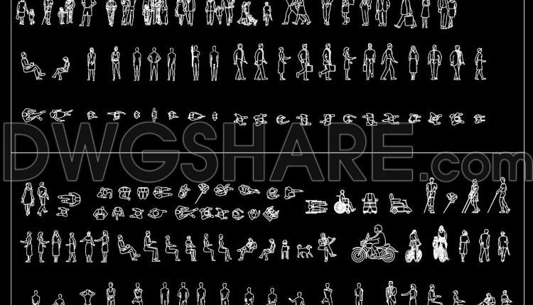 128.-complete-2d-people-library-for-architecture-urban-design
