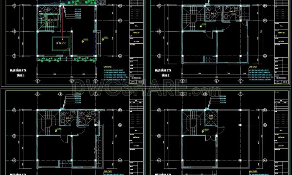 5 months ago
                

                
             278143. CAD drawings detailing the design of water supply and drainage systems for a 4-story townhouse
