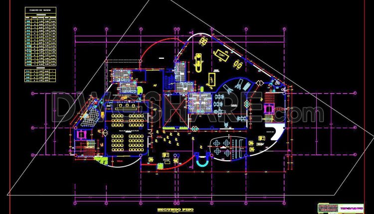 144. Free Download Architectural Drawings of a 4-Star Hotel with Basement – AutoCAD DWG (4)