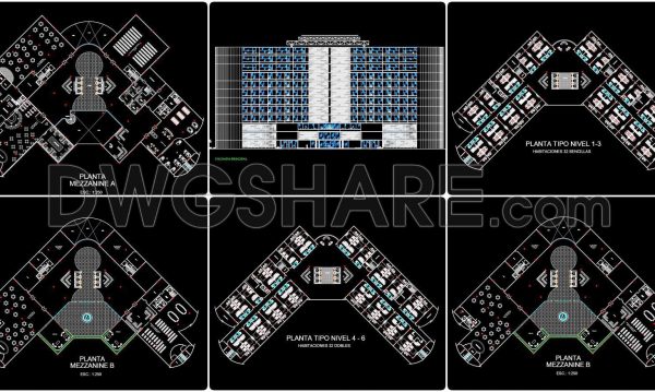 5 months ago
                

                
             1,552147. Free Download Architectural Drawings of a 5-Star Hotel – AutoCAD DWG