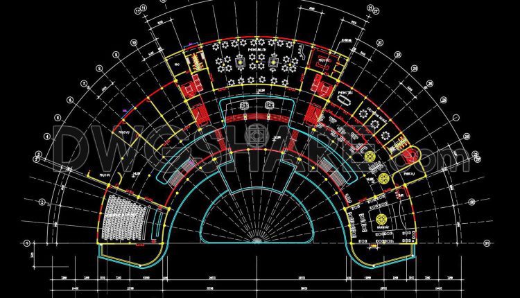 149. Free Download 5-star hotel architectural drawings in AutoCAD DWG (3)