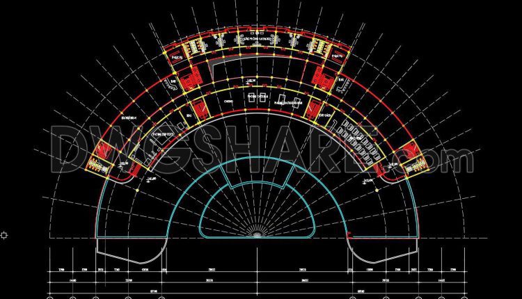149. Free Download 5-star hotel architectural drawings in AutoCAD DWG (2)