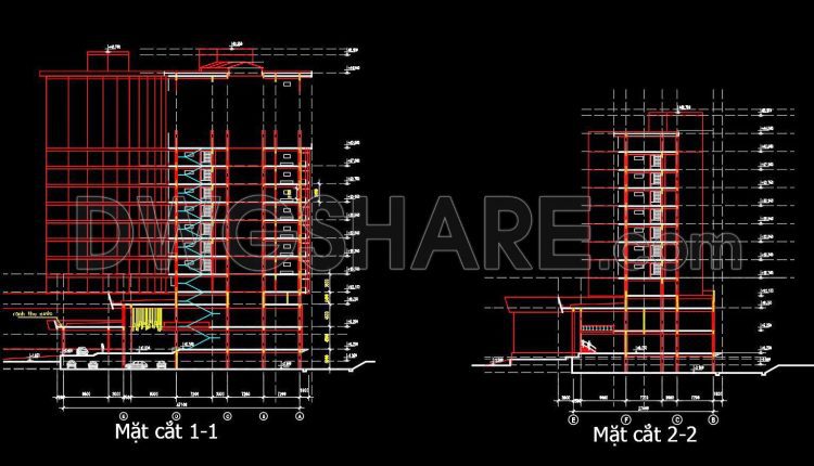 149. Free Download 5-star hotel architectural drawings in AutoCAD DWG (1)